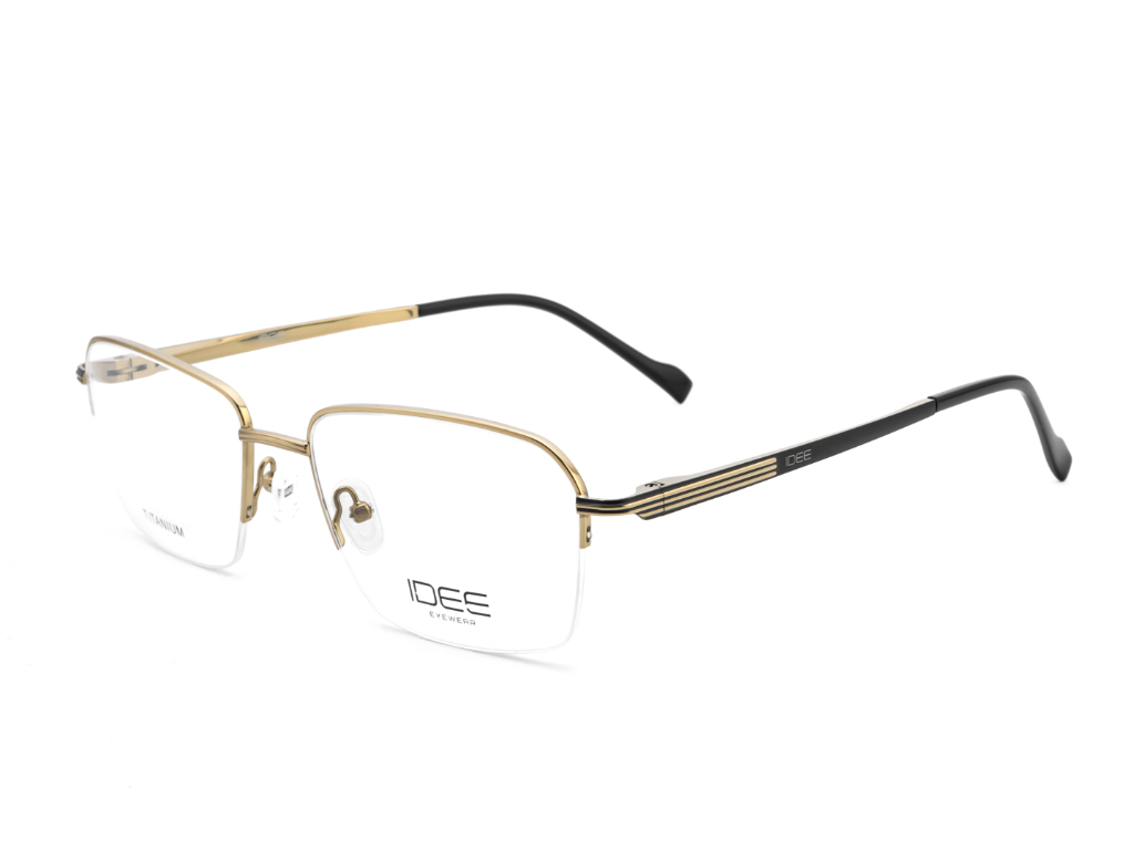 IDEE Rectangle Black Full-Rimmed Eyeglasses - Unisex