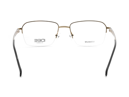 IDEE Rectangle Black Full-Rimmed Eyeglasses - Unisex