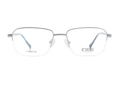 IDEE Rectangle Burgundy Full-Rimmed Eyeglasses - Unisex