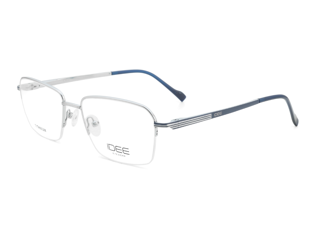 IDEE Rectangle Burgundy Full-Rimmed Eyeglasses - Unisex