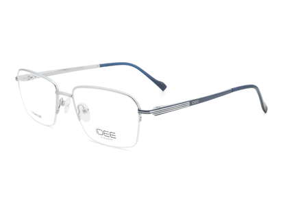 IDEE Rectangle Burgundy Full-Rimmed Eyeglasses - Unisex