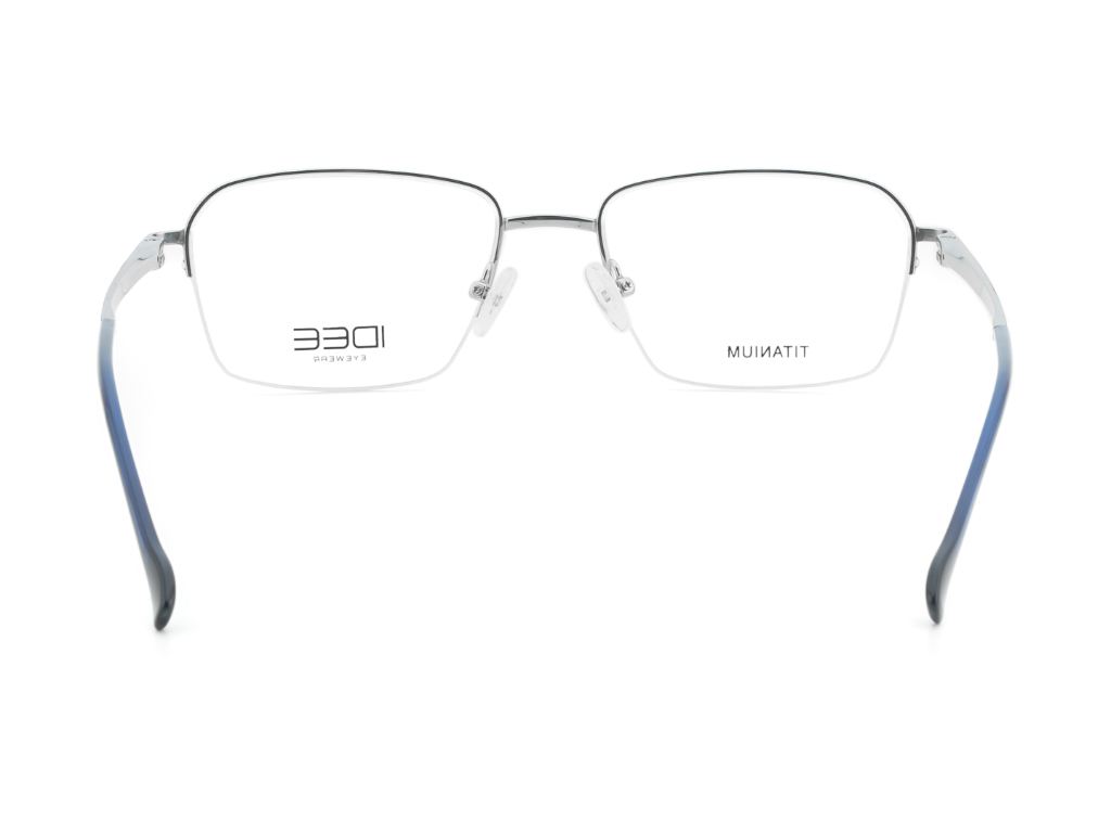 IDEE Rectangle Burgundy Full-Rimmed Eyeglasses - Unisex