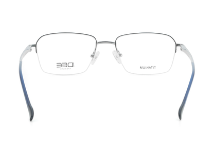 IDEE Rectangle Burgundy Full-Rimmed Eyeglasses - Unisex