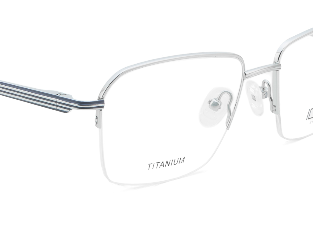 IDEE Rectangle Burgundy Full-Rimmed Eyeglasses - Unisex
