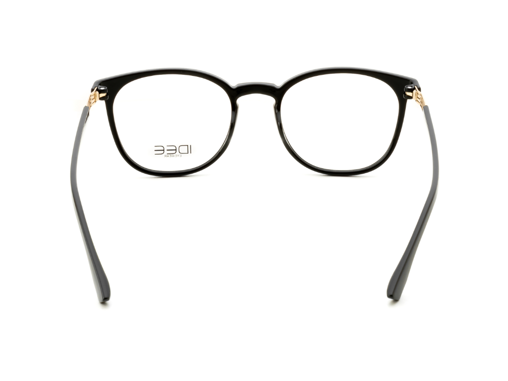 IDEE Rectangle Black Full-Rimmed Eyeglasses - Unisex