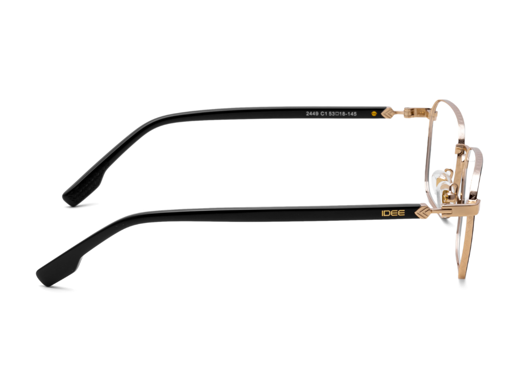 IDEE Rectangle Black Full-Rimmed Eyeglasses - Unisex