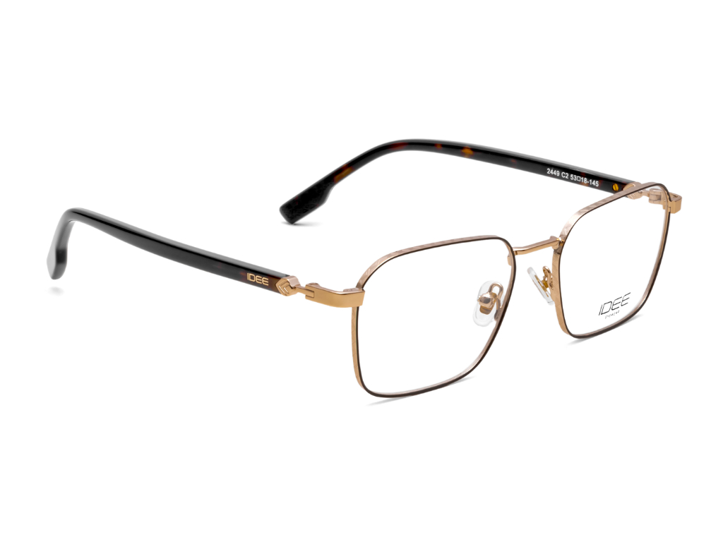 IDEE Rectangle Brown Full-Rimmed Eyeglasses - Unisex