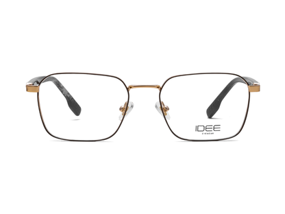IDEE Rectangle Brown Full-Rimmed Eyeglasses - Unisex