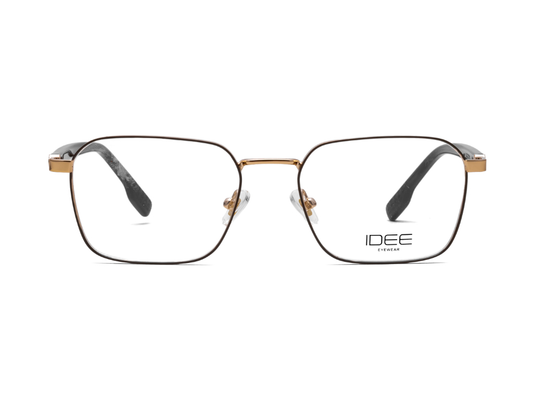 IDEE Rectangle Brown Full-Rimmed Eyeglasses - Unisex