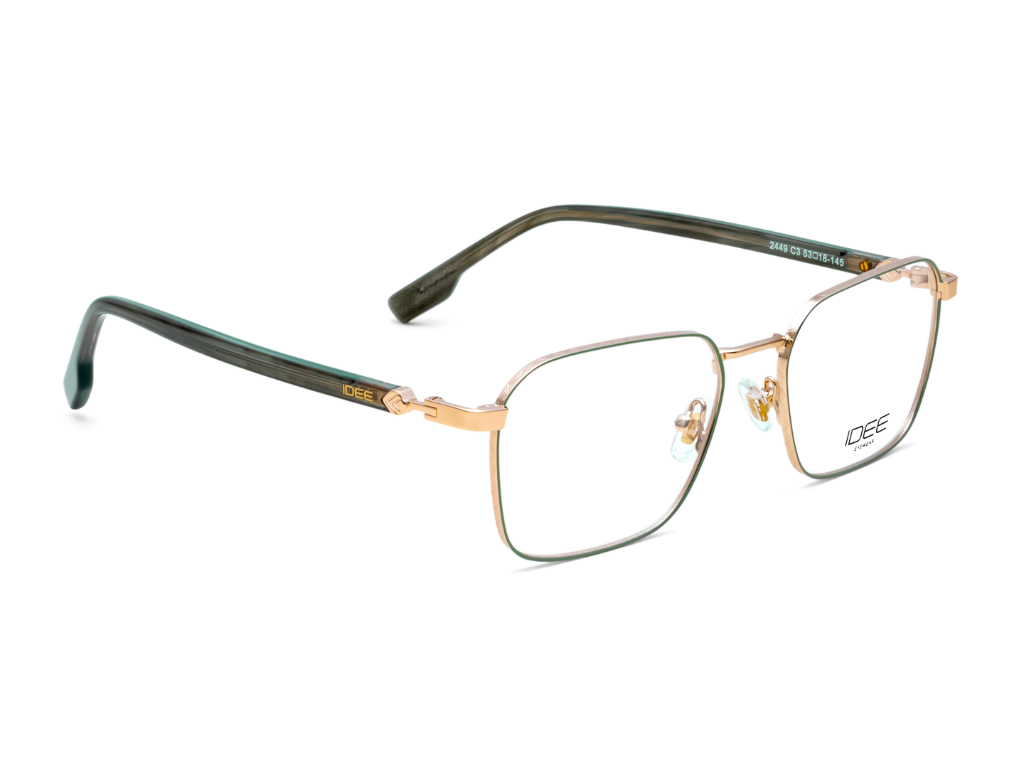 IDEE Rectangle Blue Full-Rimmed Eyeglasses - Unisex
