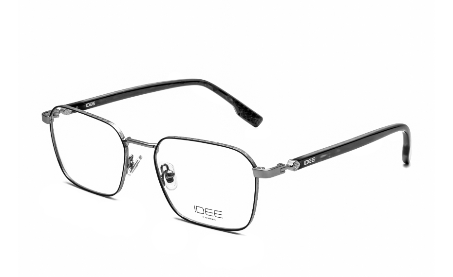 IDEE Rectangle Burgundy Full-Rimmed Eyeglasses - Unisex