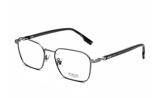 IDEE Rectangle Burgundy Full-Rimmed Eyeglasses - Unisex