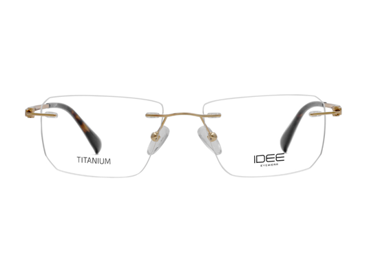 IDEE Rectangle Black Full-Rimmed Eyeglasses - Unisex