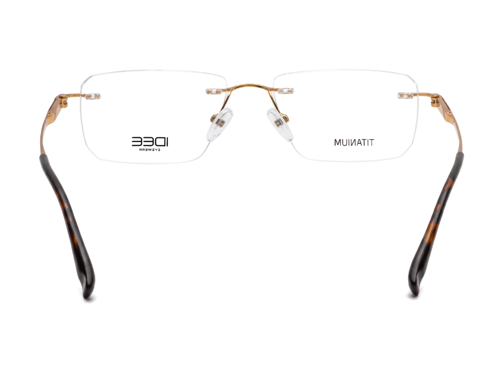 IDEE Rectangle Black Full-Rimmed Eyeglasses - Unisex