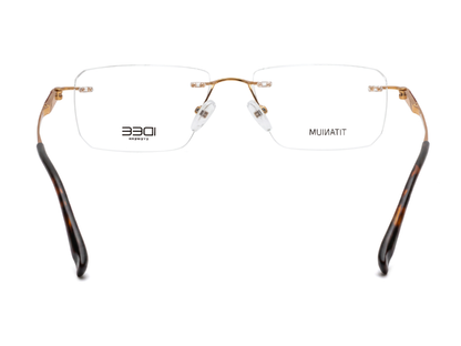 IDEE Rectangle Black Full-Rimmed Eyeglasses - Unisex