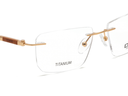 IDEE Rectangle Black Full-Rimmed Eyeglasses - Unisex