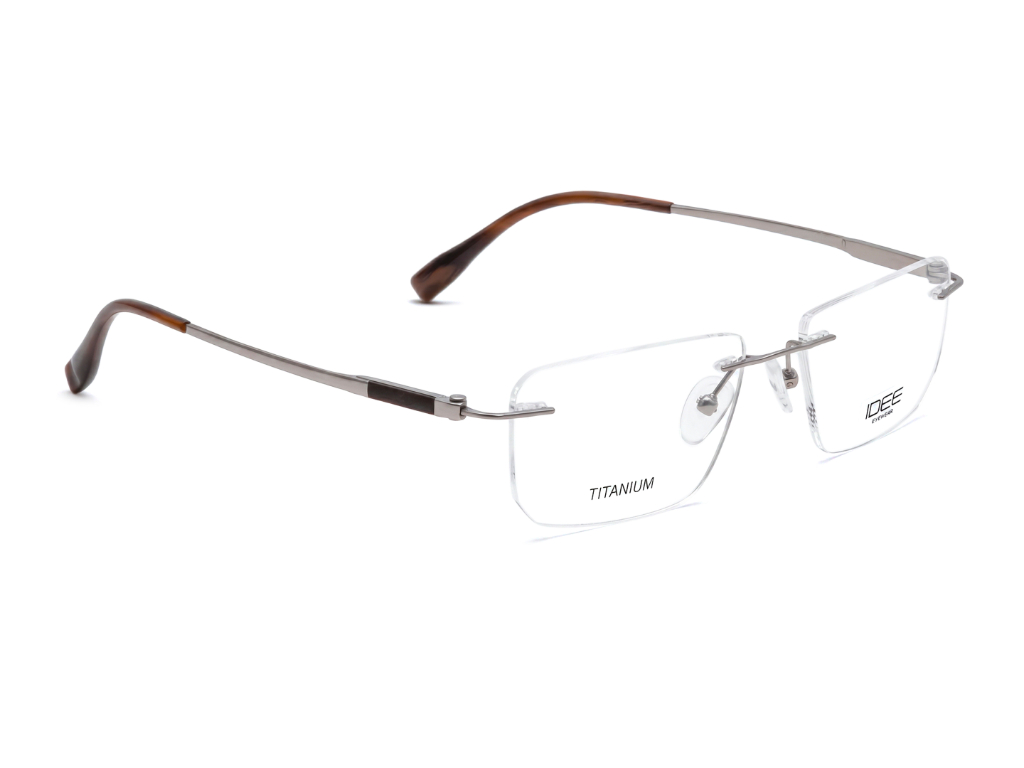IDEE Rectangle Brown Full-Rimmed Eyeglasses - Unisex