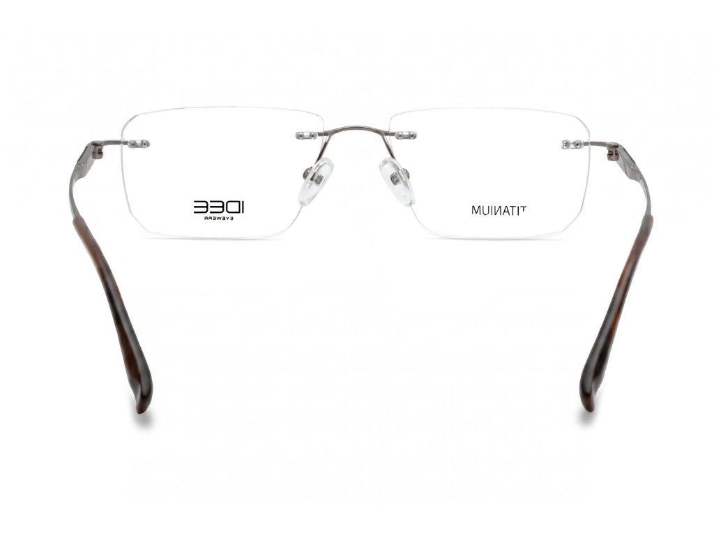 IDEE Rectangle Brown Full-Rimmed Eyeglasses - Unisex