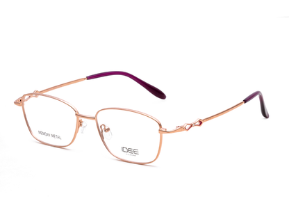 IDEE Rectangle Black Full-Rimmed Eyeglasses - Unisex