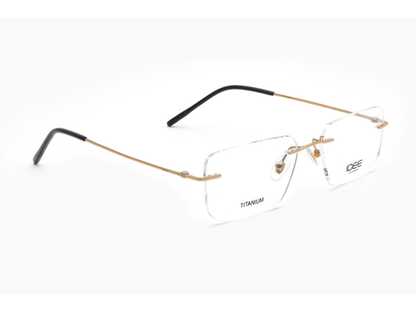 IDEE Rectangle Black Full-Rimmed Eyeglasses - Unisex