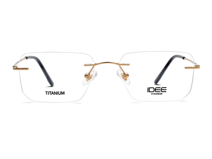 IDEE Rectangle Black Full-Rimmed Eyeglasses - Unisex