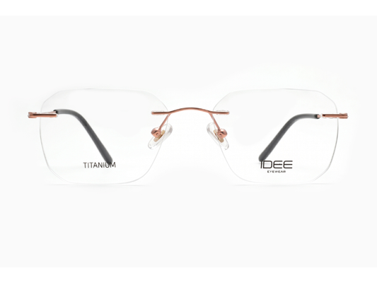 IDEE Rectangle Brown Full-Rimmed Eyeglasses - Unisex
