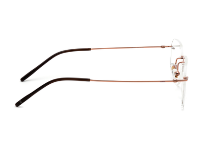 IDEE Rectangle Brown Full-Rimmed Eyeglasses - Unisex