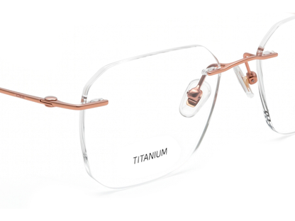 IDEE Rectangle Brown Full-Rimmed Eyeglasses - Unisex