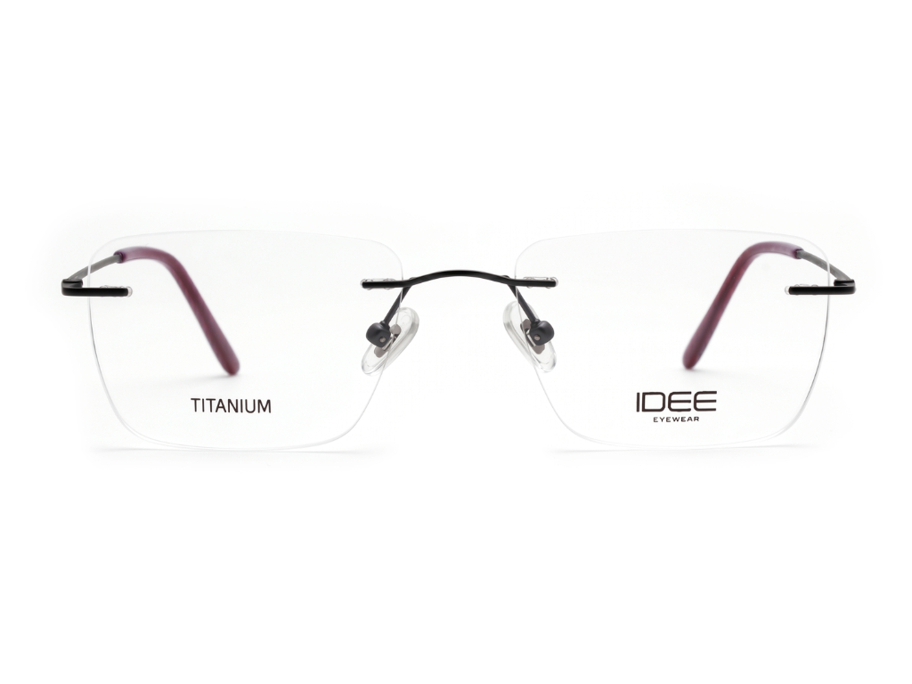 IDEE Rectangle Grey Full-Rimmed Eyeglasses - Unisex