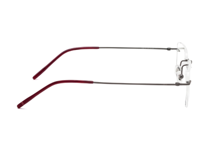 IDEE Rectangle Grey Full-Rimmed Eyeglasses - Unisex