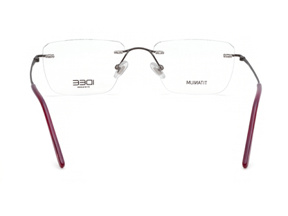 IDEE Rectangle Grey Full-Rimmed Eyeglasses - Unisex