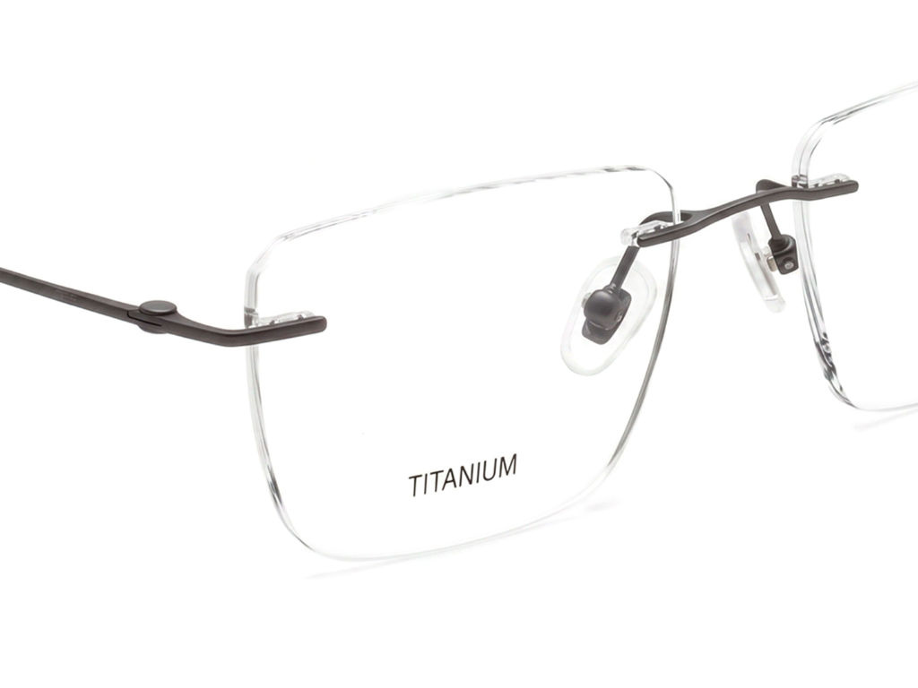 IDEE Rectangle Grey Full-Rimmed Eyeglasses - Unisex