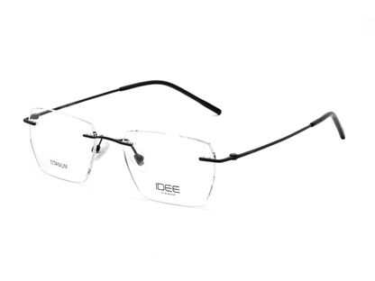 IDEE Rectangle Clear Full-Rimmed Eyeglasses - Unisex