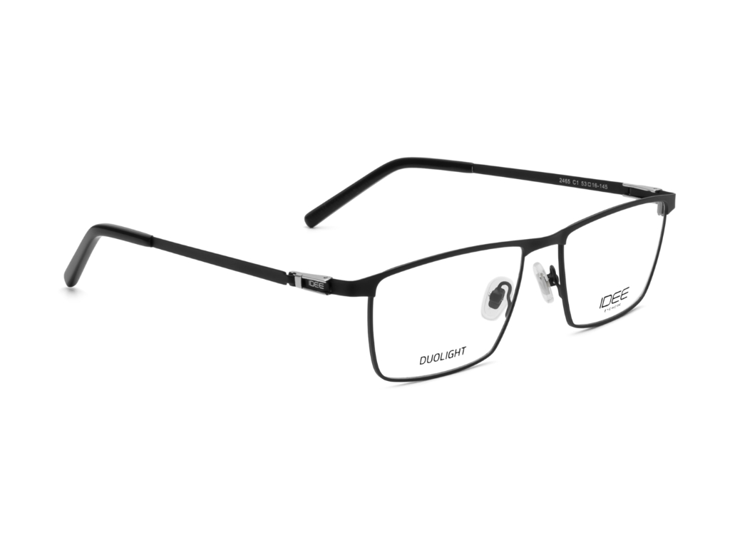 IDEE Rectangle Black Full-Rimmed Eyeglasses - Unisex