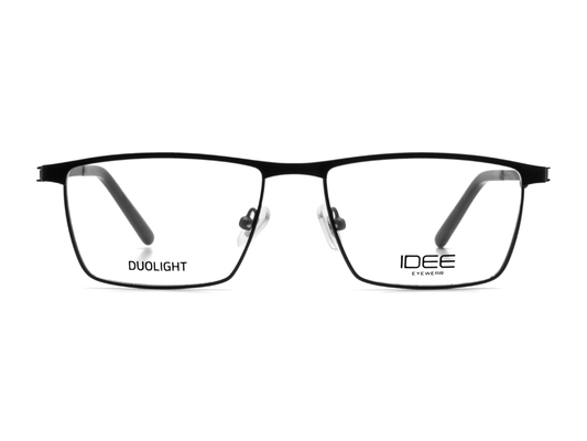 IDEE Rectangle Black Full-Rimmed Eyeglasses - Unisex