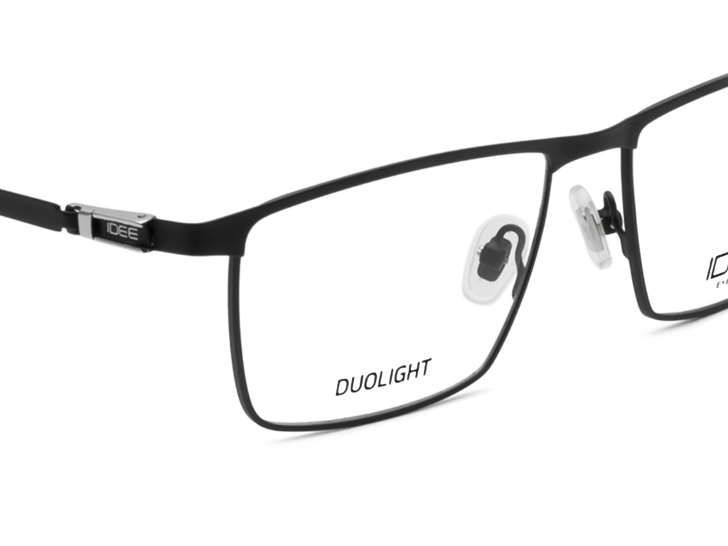 IDEE Rectangle Black Full-Rimmed Eyeglasses - Unisex
