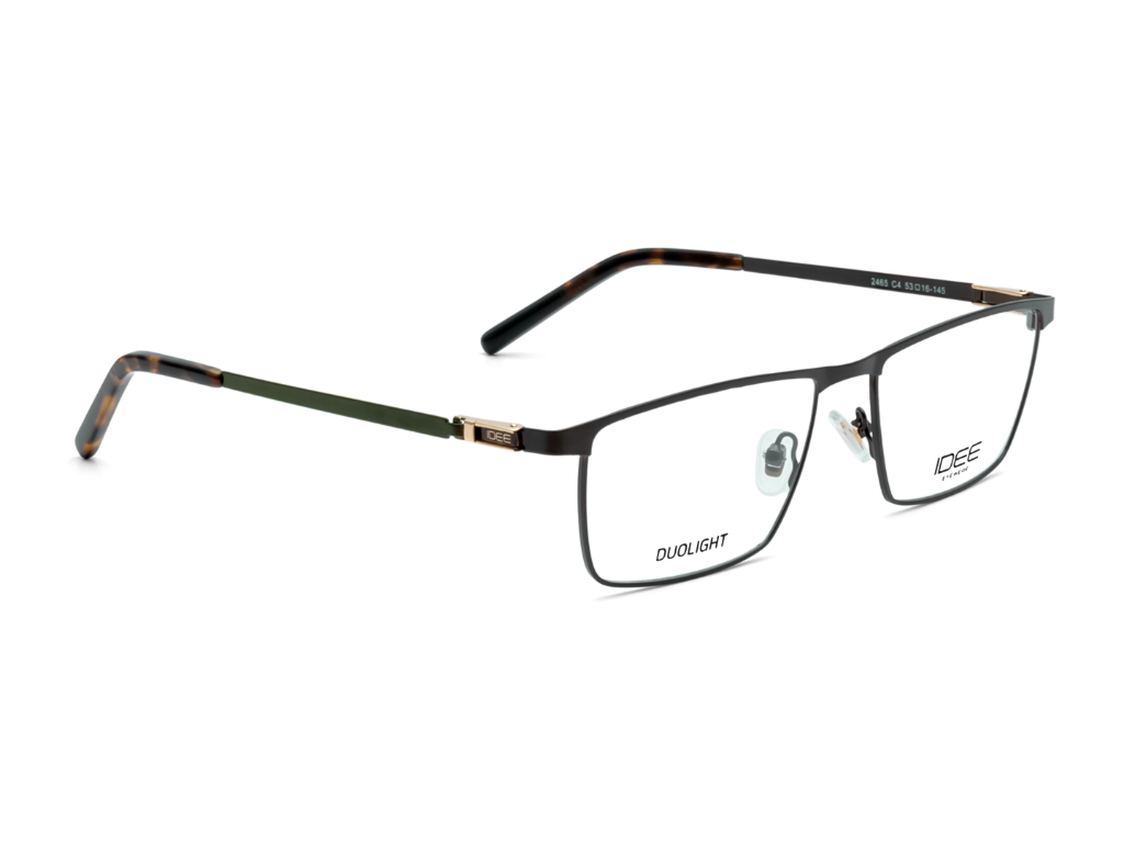 IDEE Rectangle Burgundy Full-Rimmed Eyeglasses - Unisex
