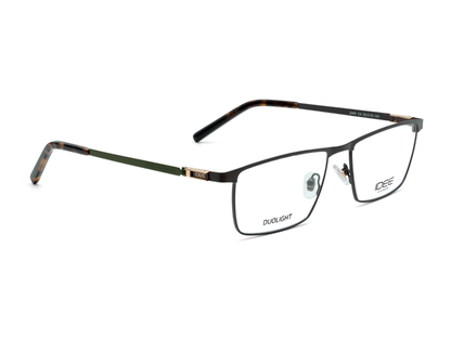IDEE Rectangle Burgundy Full-Rimmed Eyeglasses - Unisex