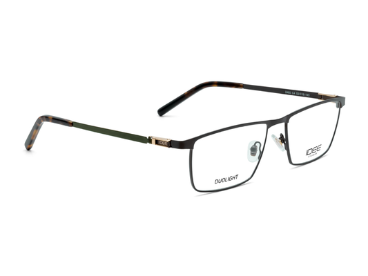 IDEE Rectangle Burgundy Full-Rimmed Eyeglasses - Unisex
