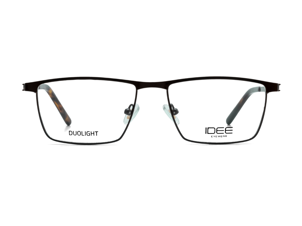 IDEE Rectangle Burgundy Full-Rimmed Eyeglasses - Unisex