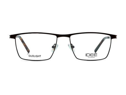 IDEE Rectangle Burgundy Full-Rimmed Eyeglasses - Unisex