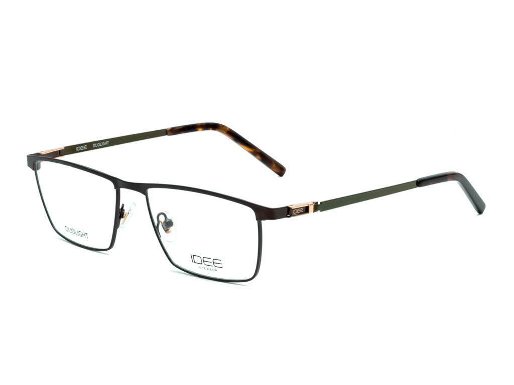 IDEE Rectangle Burgundy Full-Rimmed Eyeglasses - Unisex