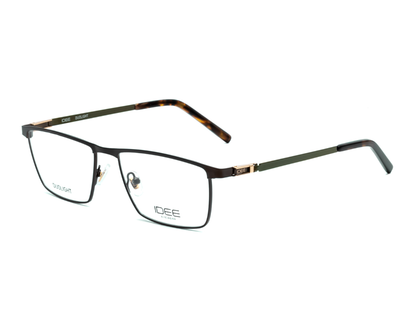 IDEE Rectangle Burgundy Full-Rimmed Eyeglasses - Unisex