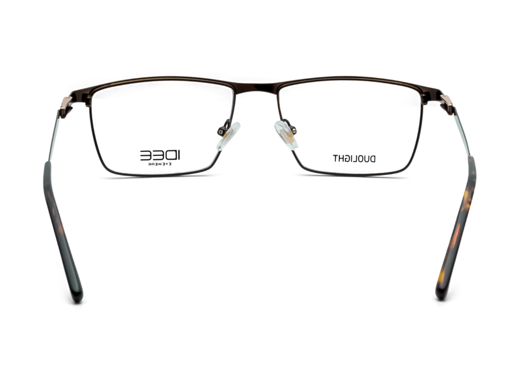 IDEE Rectangle Burgundy Full-Rimmed Eyeglasses - Unisex
