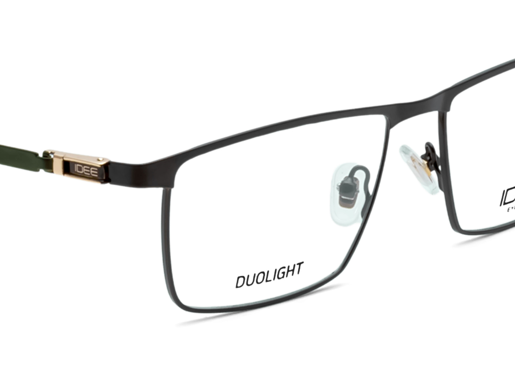 IDEE Rectangle Burgundy Full-Rimmed Eyeglasses - Unisex