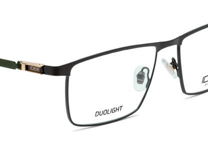 IDEE Rectangle Burgundy Full-Rimmed Eyeglasses - Unisex
