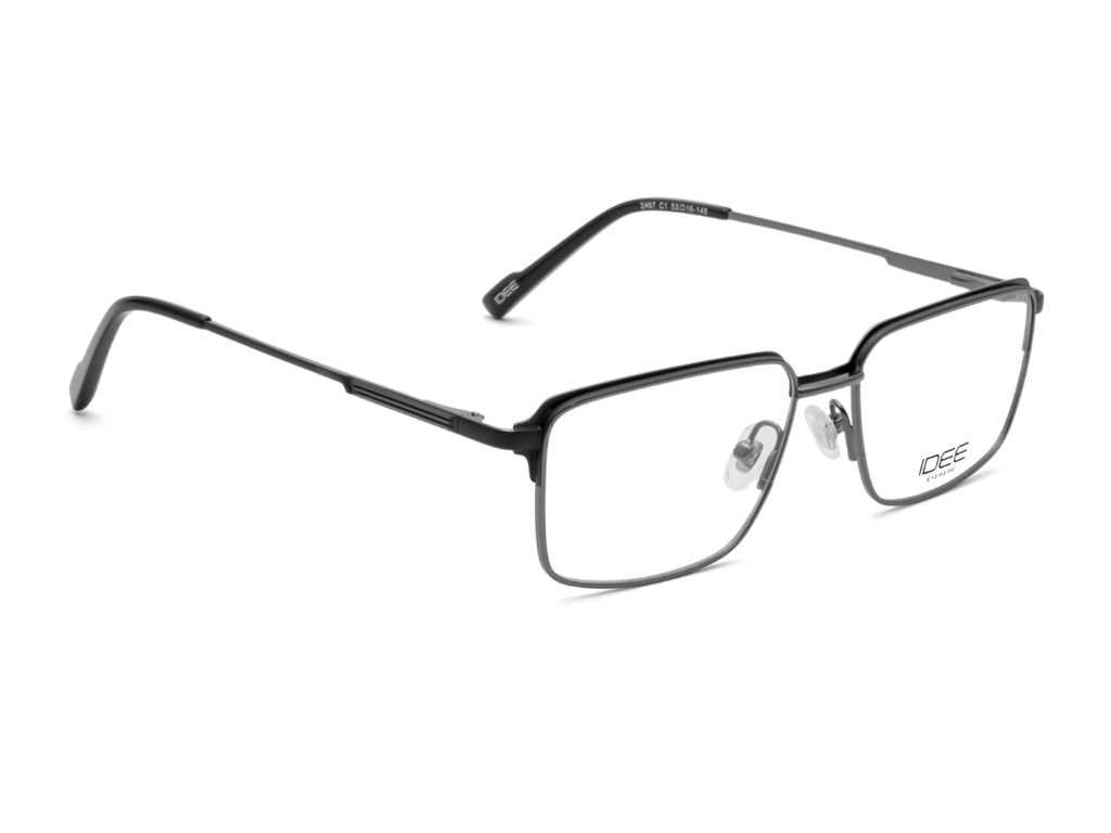 IDEE Rectangle Black Full-Rimmed Eyeglasses - Unisex