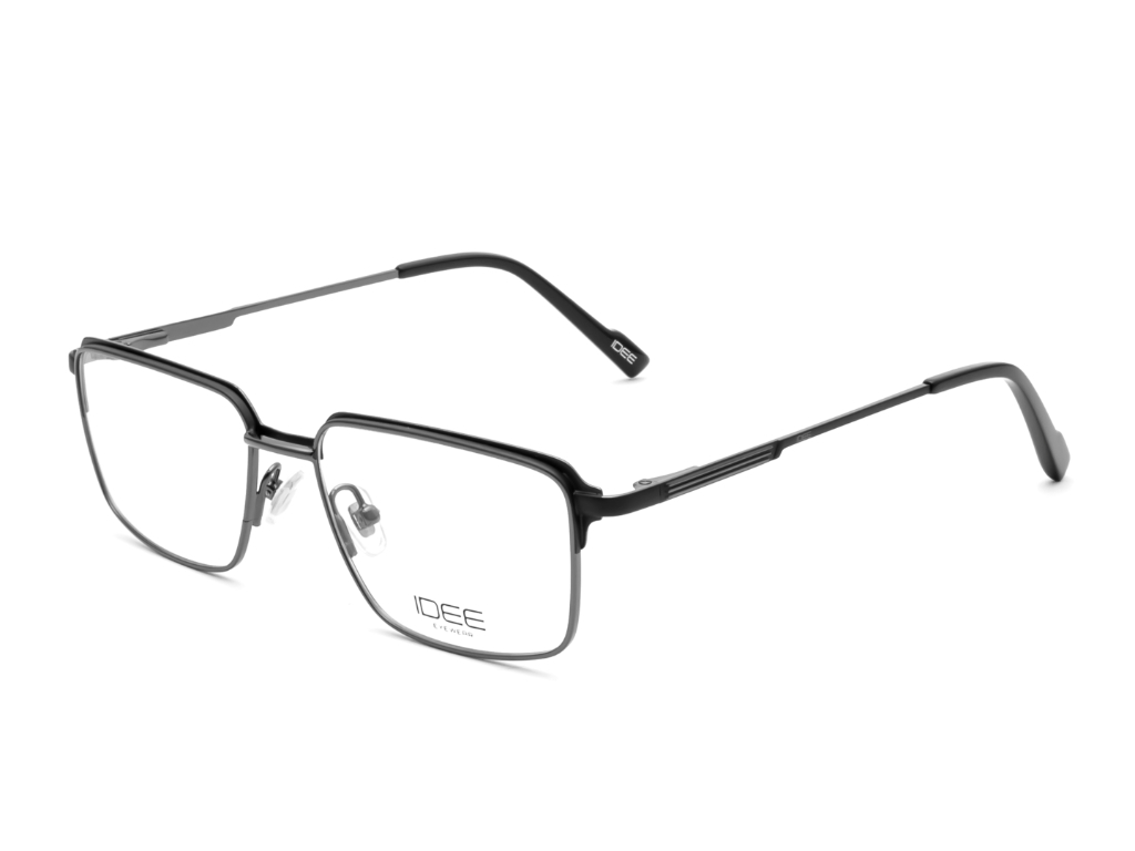 IDEE Rectangle Black Full-Rimmed Eyeglasses - Unisex