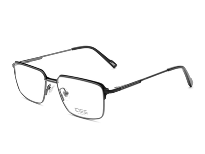 IDEE Rectangle Black Full-Rimmed Eyeglasses - Unisex