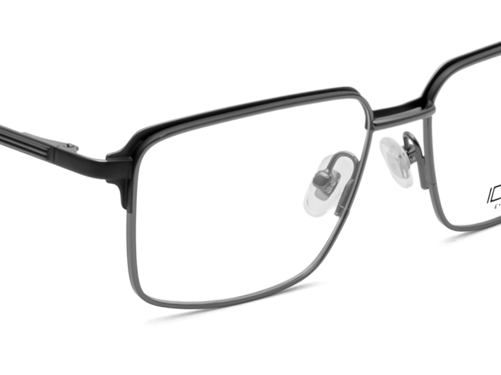 IDEE Rectangle Black Full-Rimmed Eyeglasses - Unisex